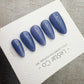 Handmade Press On Soft Ocean Mist Blue Gel Nails 4for3 Timed Offer