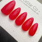 Handmade Press On Cherry Jelly Red Gel Nails 4for3 Timed Offer