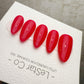 Handmade Press On Cherry Jelly Red Gel Nails 4for3 Timed Offer