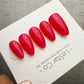 Handmade Press On Cherry Jelly Red Gel Nails 4for3 Timed Offer