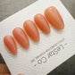 Handmade Press On Soft Coral Nude Gel Nails 4for3 Timed Offer