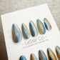 Handmade Press On Ocean Alloy Flow Gel Acrylic Nails 4for3 Timed Offer