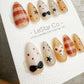 Handmade Press On Sweet Plaid Story Gel Acrylic Nails 4for3 Timed Offer