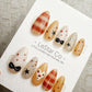 Handmade Press On Sweet Plaid Story Gel Acrylic Nails 4for3 Timed Offer