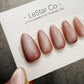 Handmade Press On Dusty Rose Cat Eye Gel Acrylic Nails 4for3 Timed Offer