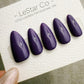 Handmade Press On Royal Violet Mist Gel Acrylic Nails 4for3 Timed Offer