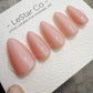 Handmade Press On Bare Blush Glitter Gel Acrylic Nails 4for3 Timed Offer