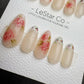 Reusable Soft Rose Whisper | Handmade Press On Gel Acrylic Nails | 4for3 Timed Offer