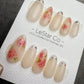 Reusable Soft Rose Whisper | Handmade Press On Gel Acrylic Nails | 4for3 Timed Offer