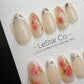 Reusable Soft Rose Whisper | Handmade Press On Gel Acrylic Nails | 4for3 Timed Offer