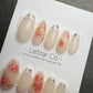 Reusable Soft Rose Whisper | Handmade Press On Gel Acrylic Nails | 4for3 Timed Offer