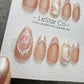 Reusable Soft Bridal Bloom | Handmade Press On Gel Acrylic Nails | 4for3 Timed Offer