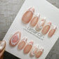 Reusable Soft Bridal Bloom | Handmade Press On Gel Acrylic Nails | 4for3 Timed Offer
