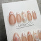 Reusable Soft Bridal Bloom | Handmade Press On Gel Acrylic Nails | 4for3 Timed Offer