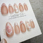 Reusable Soft Bridal Bloom | Handmade Press On Gel Acrylic Nails | 4for3 Timed Offer