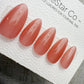 Reusable Sunset Peach Dust | Handmade Press On Gel Acrylic Nails | 4for3 Timed Offer