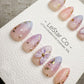 Handmade Press On Lavender Fairy Dust Gel Nails 4for3 Timed Offer