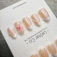 Handmade Press On Creamy Bloom Tips Gel Acrylic Nails 4for3 Timed Offer