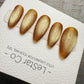 Handmade Press On Champagne Amber Cat Eye Gel Acrylic Nails 4for3 Timed Offer