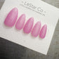 Handmade Press On Soft Candy Pink Gel Nails 4for3 Timed Offer