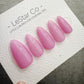 Handmade Press On Soft Candy Pink Gel Nails 4for3 Timed Offer