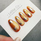 Handmade Press On Sunflare Stardust Cat Eye Gel Acrylic Nails 4for3 Timed Offer