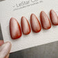 Handmade Press On Copper Flake Glow Cat Eye Gel Acrylic Nails 4for3 Timed Offer
