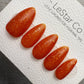 Handmade Press On Amber Candy Flake Gel Acrylic Nails 4for3 Timed Offer