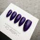 Handmade Press On Royal Violet Mist Gel Acrylic Nails 4for3 Timed Offer