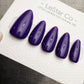Handmade Press On Royal Violet Mist Gel Acrylic Nails 4for3 Timed Offer