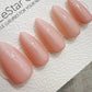 Handmade Press On Bare Blush Glitter Gel Acrylic Nails 4for3 Timed Offer