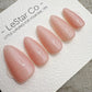 Handmade Press On Bare Blush Glitter Gel Acrylic Nails 4for3 Timed Offer