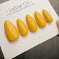Handmade Press On Mango Glow Gel Acrylic Nails 4for3 Timed Offer