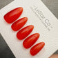Handmade Press On Juicy Tomato Gel Acrylic Nails 4for3 Timed Offer