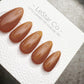 Timed Offer 4 For 3) Handmade Press On Caramel Latte Gel Acrylic Nails