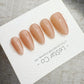 Timed Offer 4 For 3) Handmade Press On Nude Petal Gel Acrylic Nails