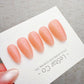 Timed Offer 4 For 3) Handmade Press On Coral Jelly Gel Acrylic Nails