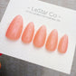 Timed Offer 4 For 3) Handmade Press On Coral Jelly Gel Acrylic Nails