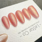 Timed Offer 4 For 3) Handmade Press On Golden Blush Gel Acrylic Nails