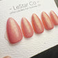 Timed Offer 4 For 3) Handmade Press On Golden Blush Gel Acrylic Nails