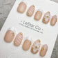 Handmade Press On Blush Petal French Gel Acrylic Nails 4for3 Timed Offer