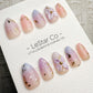 Handmade Press On Lavender Fairy Dust Gel Nails 4for3 Timed Offer