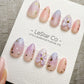 Handmade Press On Lavender Fairy Dust Gel Nails 4for3 Timed Offer
