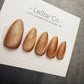 Handmade Golden Truffle Cat Eye Press On Nails Timed Offer 4for3