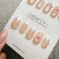 Handmade Press On Creamy Bloom Tips Gel Acrylic Nails 4for3 Timed Offer