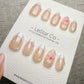 Handmade Press On Creamy Bloom Tips Gel Acrylic Nails 4for3 Timed Offer