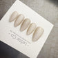 Timed Offer 4 For 3) Handmade Press On Moon Pearl Gel Acrylic Nails