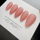 Timed Offer 4 For 3) Handmade Press On Sakura Glow Gel Acrylic Nails