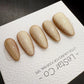 Timed Offer 4 For 3) Handmade Press On Champagne Stardust Gel Acrylic Nails