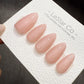 Timed Offer 4 For 3) Handmade Press On Blush Veil Gel Acrylic Nails